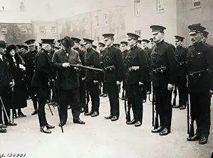 Dublin Prints: Sir Hamer Greenwood Inspecting Guns