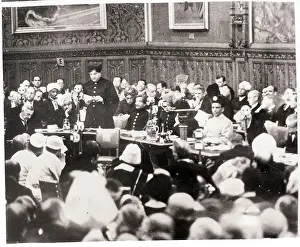 Opening Prints: Sir Hari Singh Addressing Conference
