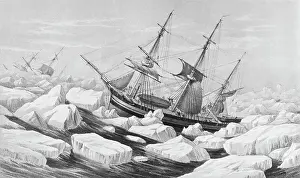 Antarctica Prints: Sir James Clark Ross Antarctic Expedition