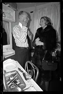 Sir John Gielgud and Ingrid Bergman