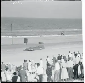 Fast Prints: Sir Malcolm Campbell's Car Breaking Speed Record