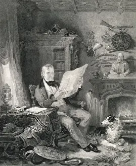 Comfortable Prints: Sir Walter Scott at Home