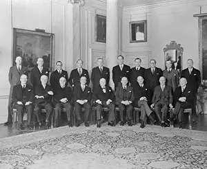Sir Winston Churchill and Members of His Cabinet