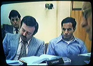 Sirhan Sirhan and His Attorney at Trial