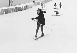 Habit Prints: Sister Mary Luke Skiing