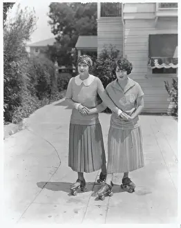 Similarity Prints: Two Sisters on Roller Skates
