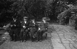 Walking Stick Prints: Sitting On Bench