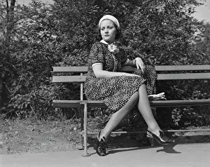 Huty25108 Prints: Sitting In The Park