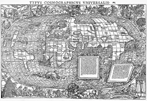 Latin Prints: Sixteenth Century Map of the World