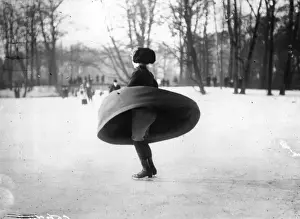 Ice Rink Prints: Skating In The Park