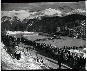 Moritz Prints: Skating Rink at the 1948 Olympic Games