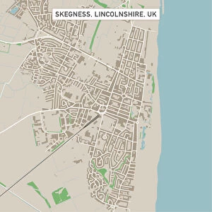 Images Dated 29th May 2018: Skegness Lincolnshire UK City Street Map