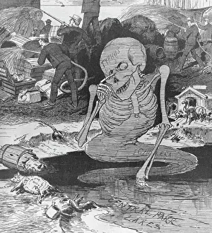 Body Part Prints: Skeleton at Chaotic Scrimmage