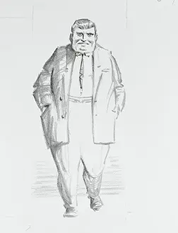 Sketch Drawing of Frank Costello
