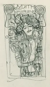 Sketches Prints: Sketch for Painting Judith I