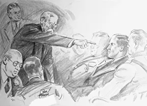 Edward J Prints: Sketch Scene from Bruno Hauptmann Trial