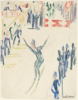 Art Gallery Prints: Ski Jumper