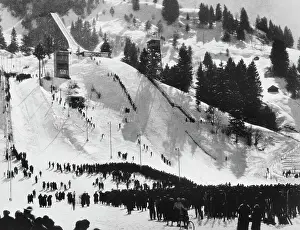 Huty31922 Prints: Ski Jumps - 1936 Winter Olympics