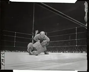 Skilolo and Cowboy Bradley During Tag Match