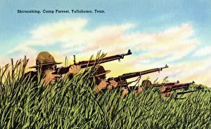 Training Prints: Skirmishing, Camp Forest