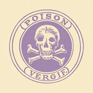 One Object Prints: Skull and Crossbones Poison Label