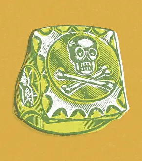 Pirate Prints: Skull and Crossbones Ring