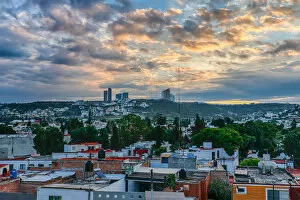 Images Dated 31st July 2016: Skyline of Queretaro, Mexico at dawn