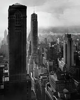 Huty35463 Prints: Skyscrapers In Manhattan