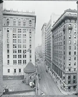 Skyscrapers and Street