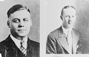 Multiple Images Prints: Slain Federal Agents Cowley And Hollis