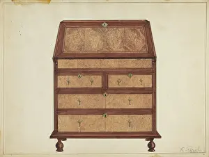 Heritage Art Prints: Slant-Top Desk