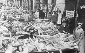 Commerce Prints: Slaughter House Workers and Their Products on Display
