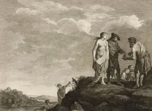 Disease Prints: Slave auction, local farmer buys slaves from slave trader