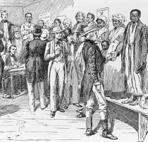Buying Prints: The Slave Aucton At New Orleans