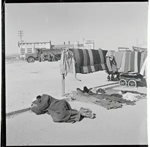 Tripoli Prints: Sleeping Merchant Awaiting Customers