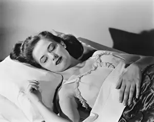 Nightwear Prints: Sleeping Woman