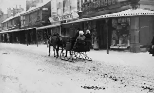 Landscape Back Prints: Sleigh Ride