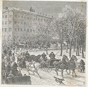 Montreal Prints: Sleigh Riders