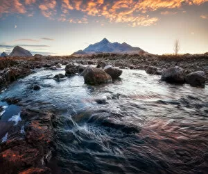 Frost Collection: Sligachan River Sunset