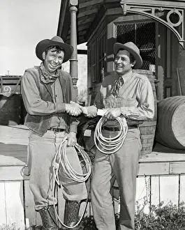 Rodeo Prints: Slim Pickens and Will Rogers, Jr