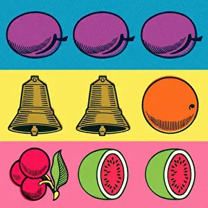 Slot Machine Bar of Fruit