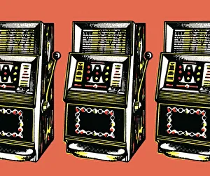 Images Dated 27th August 2003: Slot machines