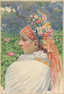 Czechia Prints: Slovak Bride