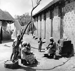 Kenyan Prints: Slum Area