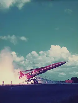 SM-62 Snark Being Launched from Base