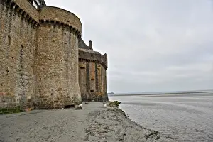 Manche Prints: Small Chapel of Mont Saint-Michel of Normany region in France