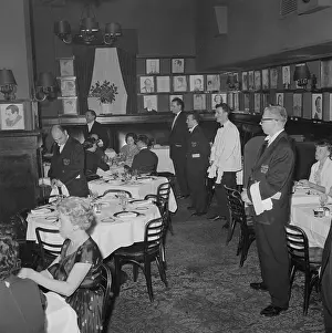 Small Crowd Eating at Sardi's