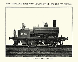 Images Dated 24th January 2017: Small goods tank engine steam train, 1892