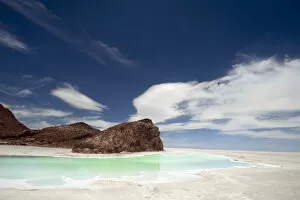 Images Dated 19th November 2016: Small lagoon at Salar De Uyuni, Uyuni, Bolivia