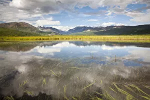 Images Dated 23rd July 2011: Small lake, Alaska Range mountain range, Alaska, United States
